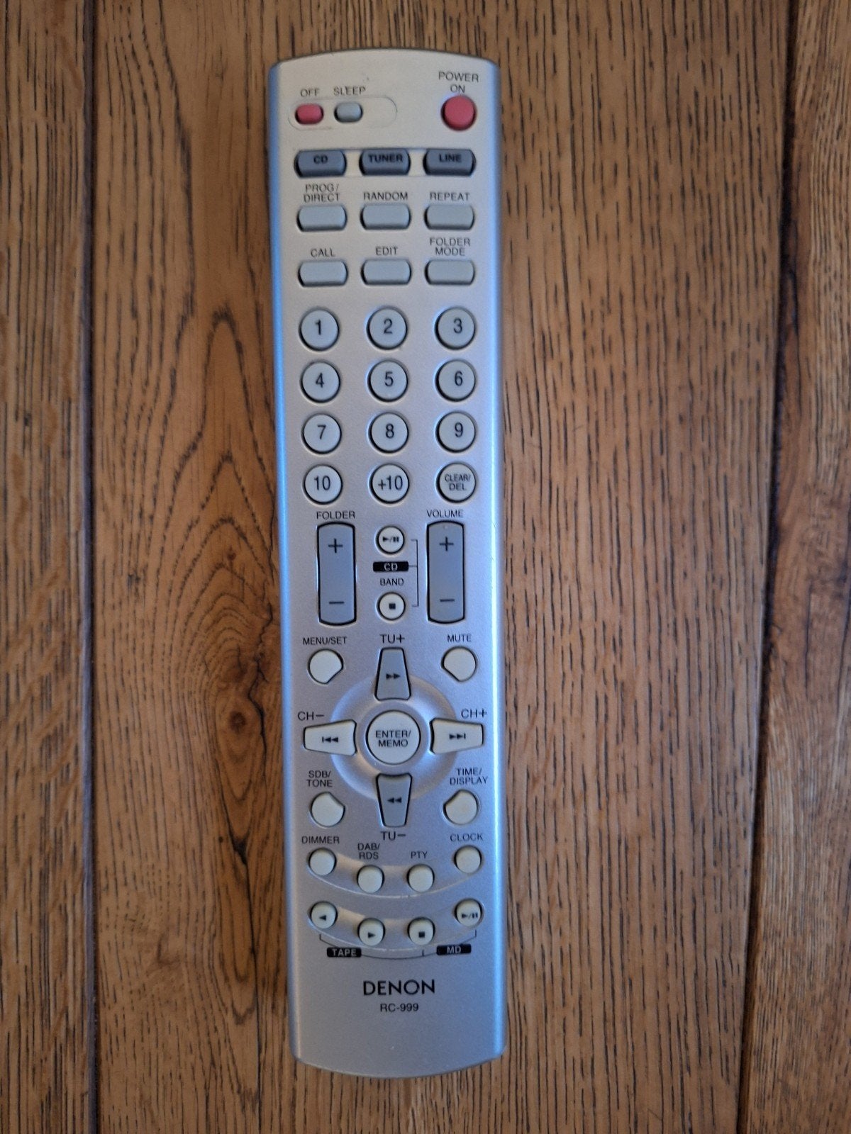 Originele Denon RC-999 (o.a. RCD-M33 / RCD-M35) getest, Ophalen of Verzenden, Gebruikt, Origineel, Receiver of Versterker