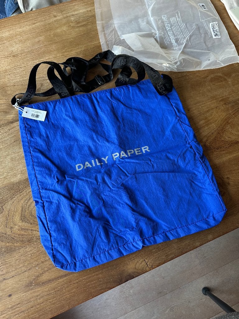Daily Paper Tote Bag Marine Blue (Nieuw), Ophalen of Verzenden, Nieuw, Blauw, Overige merken