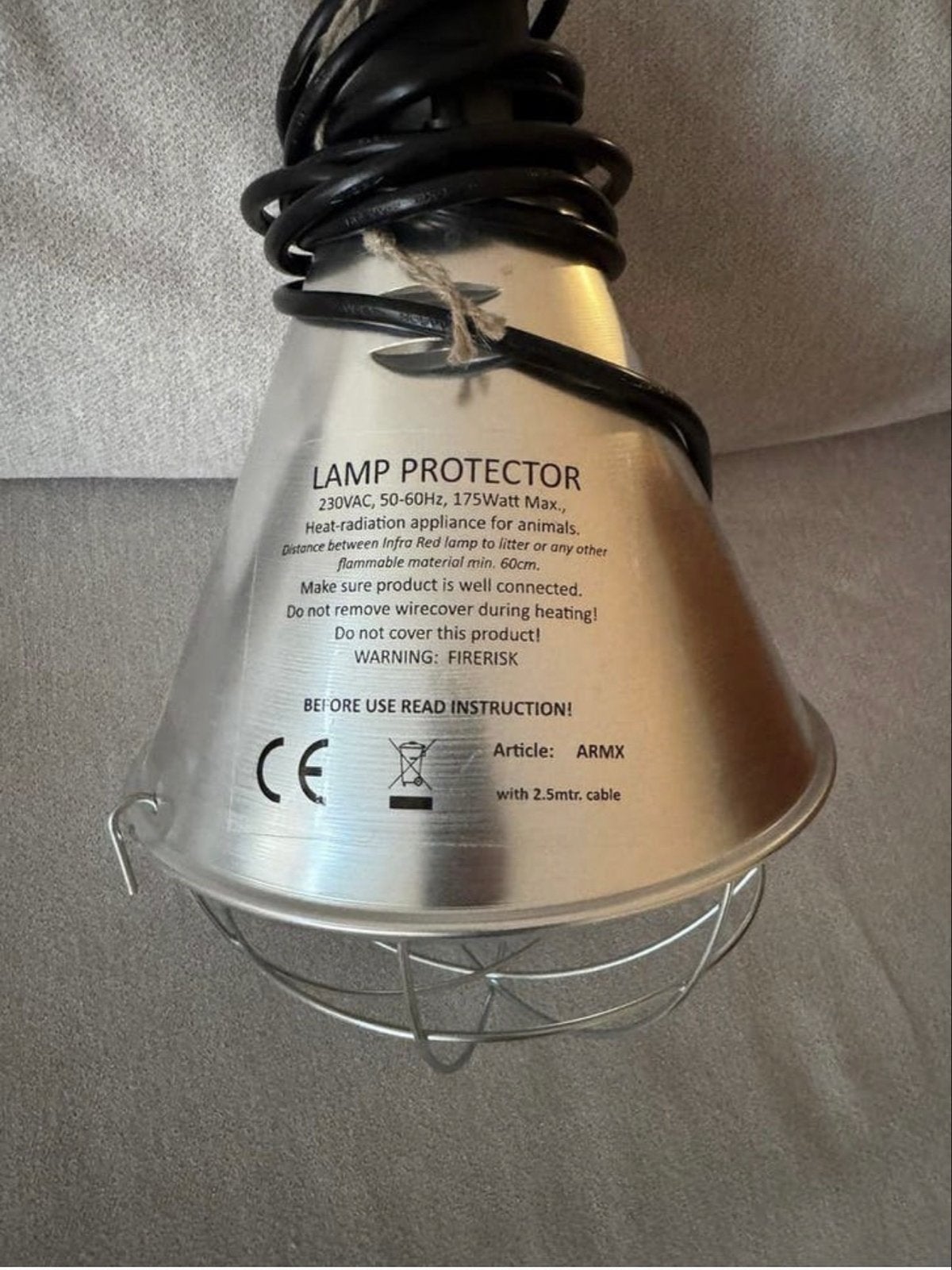 Warmte lamp, Dieren en Toebehoren, Ophalen, Zo goed als nieuw