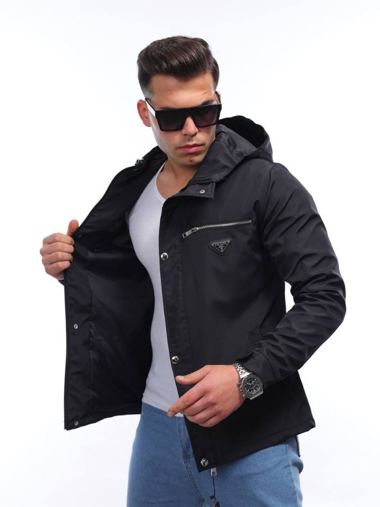 Prada jasje, Kleding | Heren, Jassen | Zomer, Ophalen, Nieuw, Overige maten, Zwart