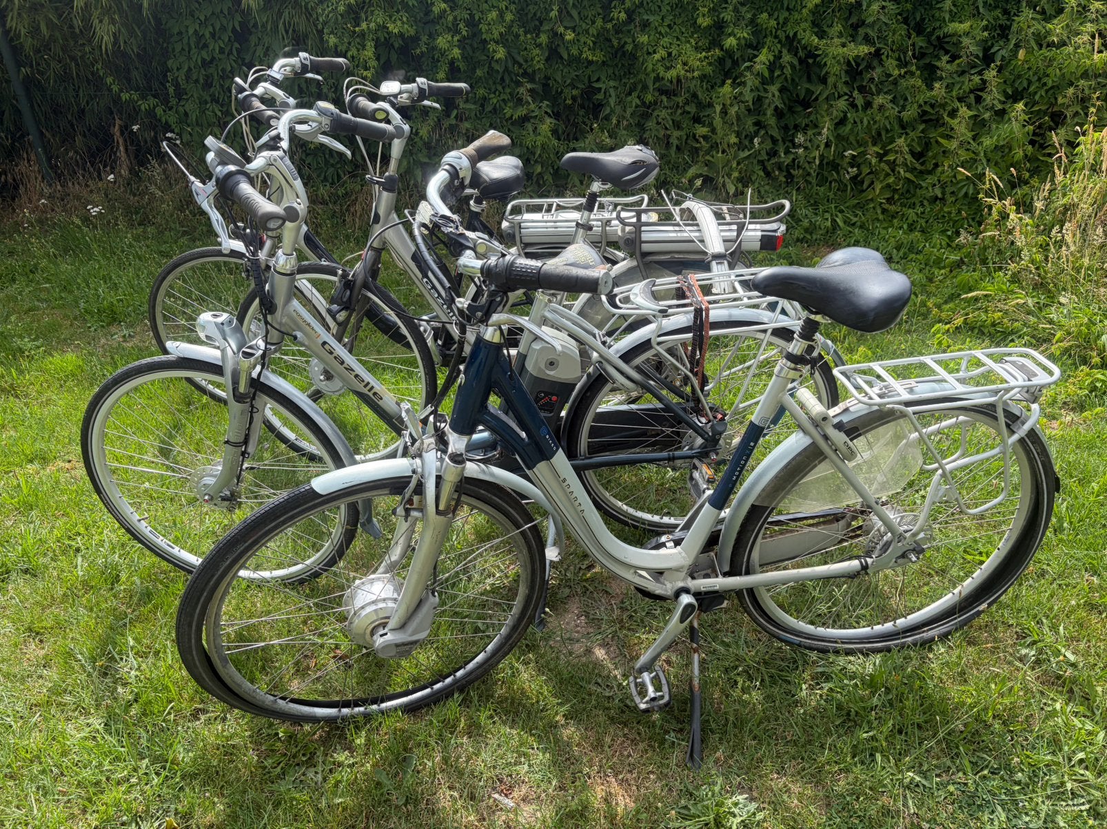 4 elektrische fietsen opknappers, 51 tot 55 cm, Ophalen, Gebruikt, Gazelle
