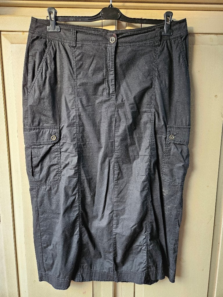 zwarte rok, maat 48, H&M, H&M, Verzenden, Rok, Zwart