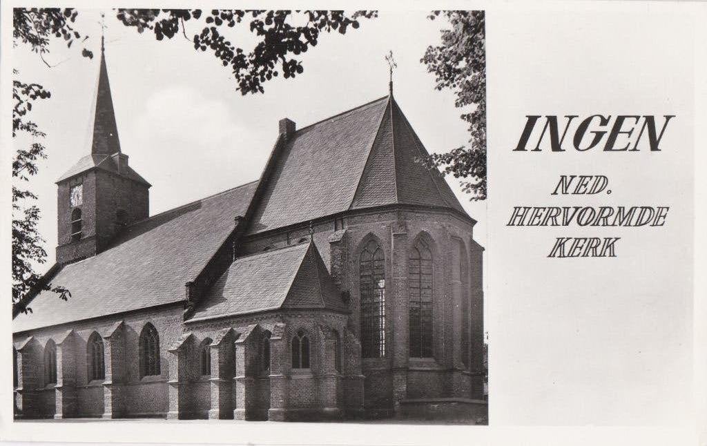 ingen ned herv kerk 1960, Verzamelen, Ophalen of Verzenden, Voor 1920, Noord-Brabant