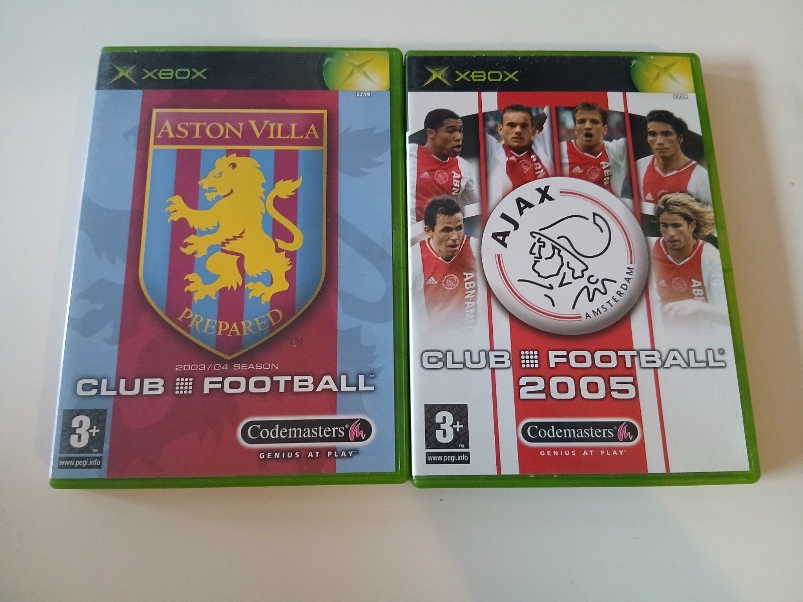 Club Football Aston Villa & Ajax 2005 - XBOX Games, Spelcomputers en Games, 1 speler, Ophalen of Verzenden, Zo goed als nieuw