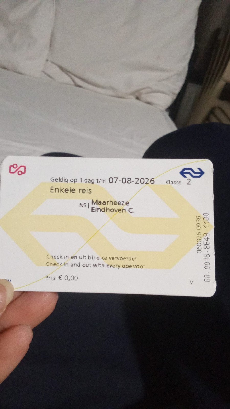 train ticket, Tickets en Kaartjes, Eén persoon, Vliegtuig, Met bestemming of datum
