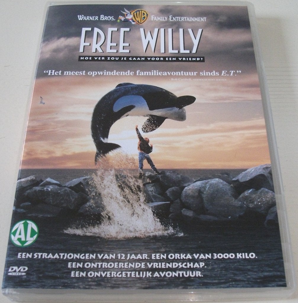 Dvd *** FREE WILLY ***, Engels, Alle leeftijden, Nederlands, Ophalen of Verzenden
