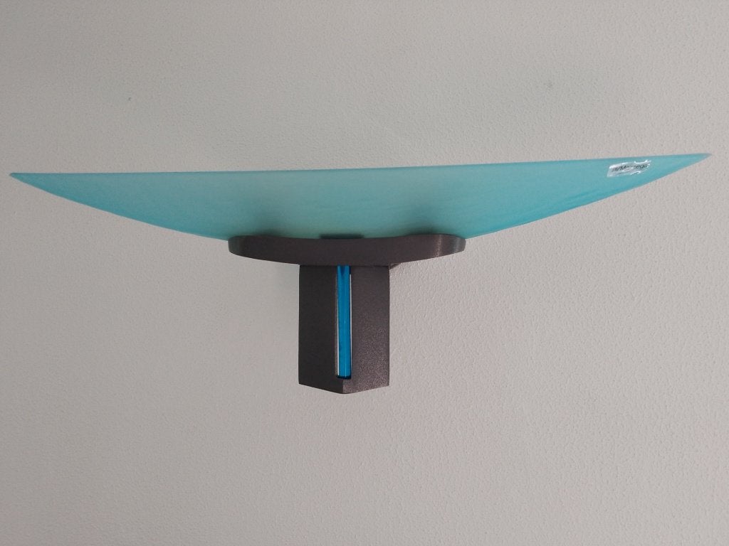 4x AV Mazzega wandlamp / Murano glas / design, Ophalen, Gebruikt, Zwart, Wandlamp