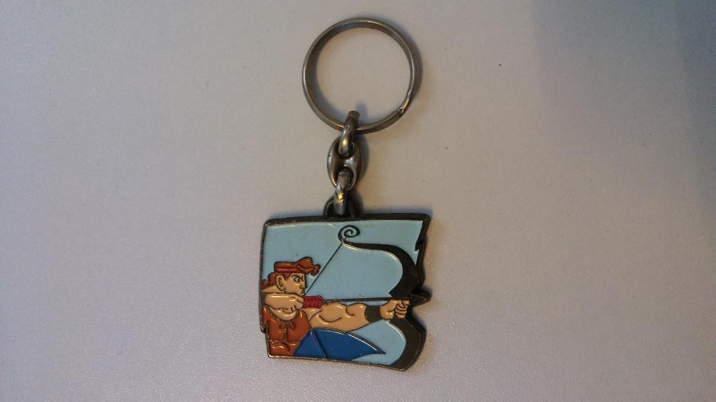 Hercules Disney Sedesma S.A. tekenfilm sleutelhanger, Ophalen of Verzenden, Overige figuren, Gebruikt, Overige typen
