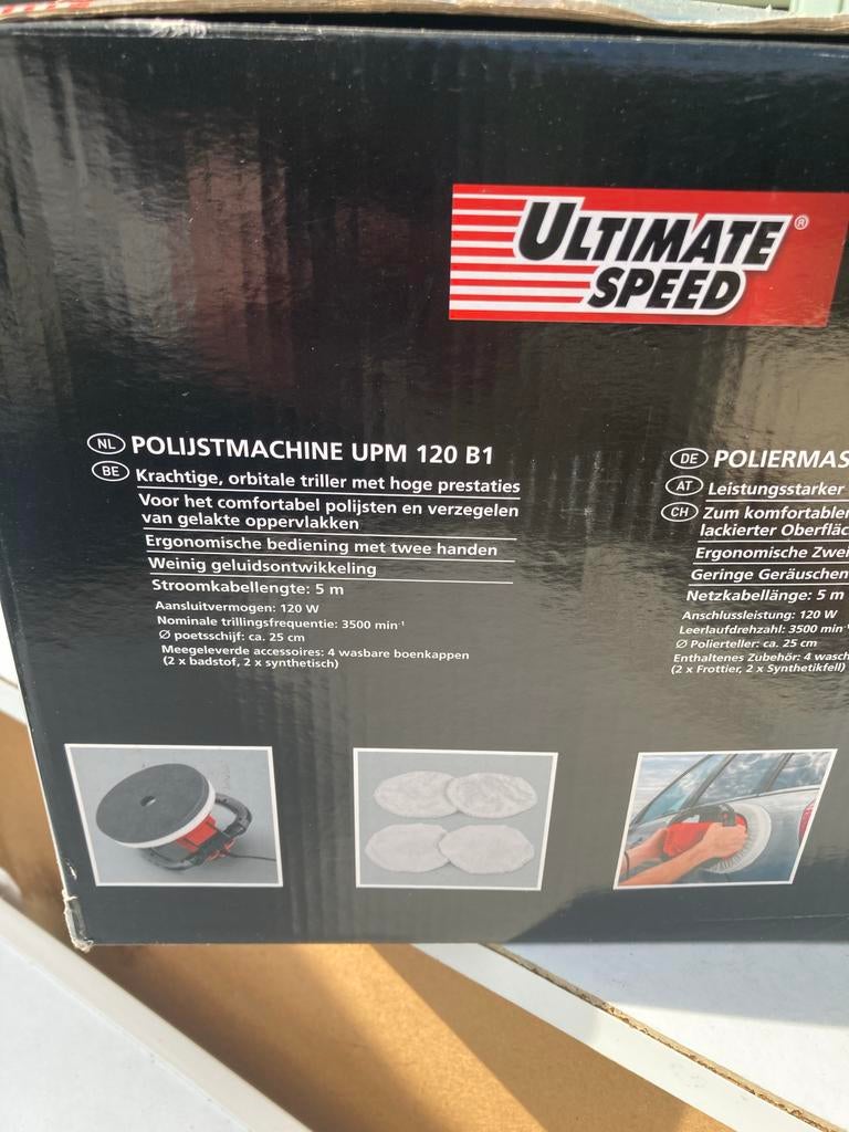 Ultimate Speed Polijstmachine UPM 120 B1 - Compleet, Auto diversen, Onderhoudsmiddelen, Ophalen of Verzenden
