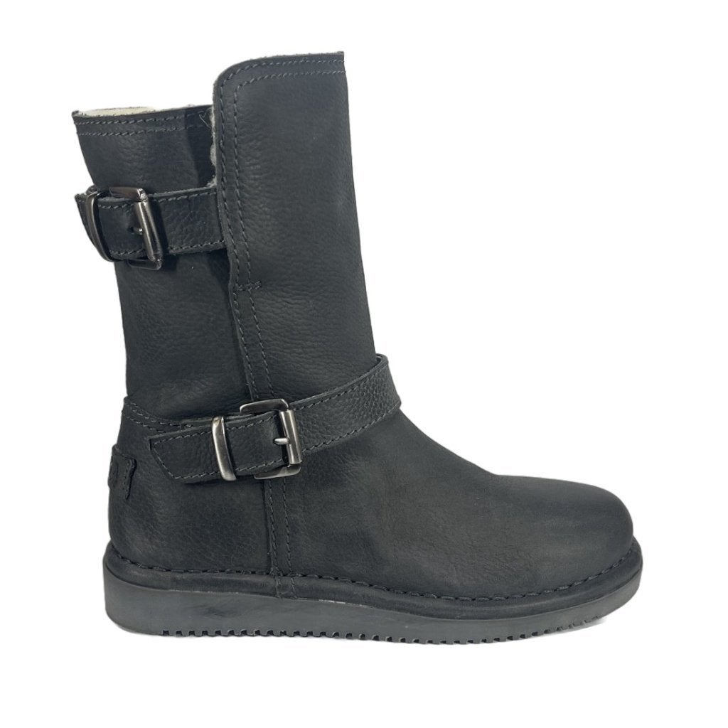 GIGA maat 31 lerenlaarsje/rits grijs 100%wol - SUPER SALE, Nieuw, Laarzen, GIGA, Info@giga-shoes.nl