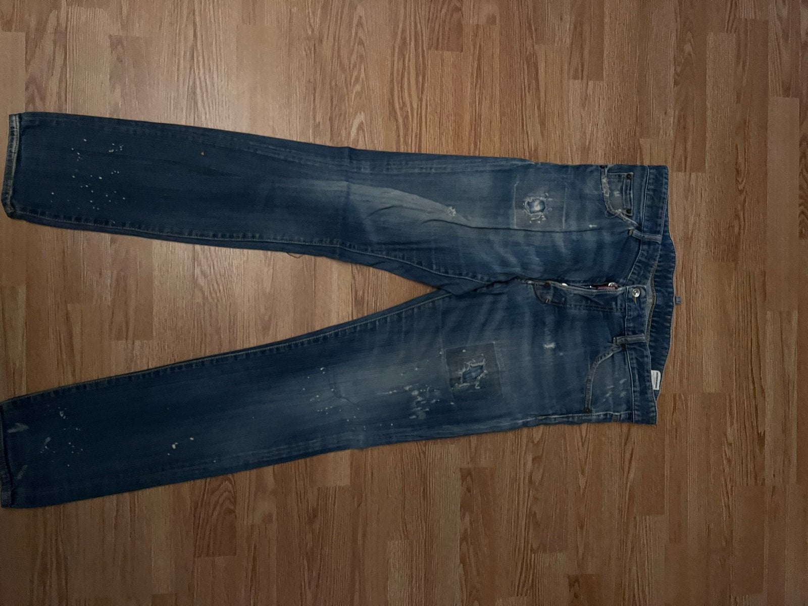 Dsquared2 Cool Guy Jeans met scheurtje - Maat 54, Ophalen of Verzenden, Gedragen, Blauw, W40 - W42 (confectie 56/58)