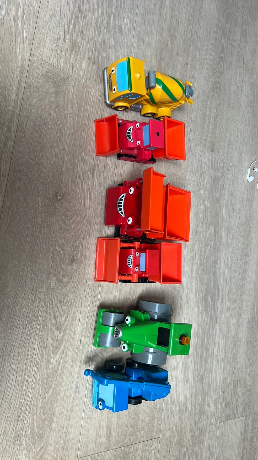 Bob de Bouwer speelgoed set auto's, Ophalen of Verzenden, Gebruikt