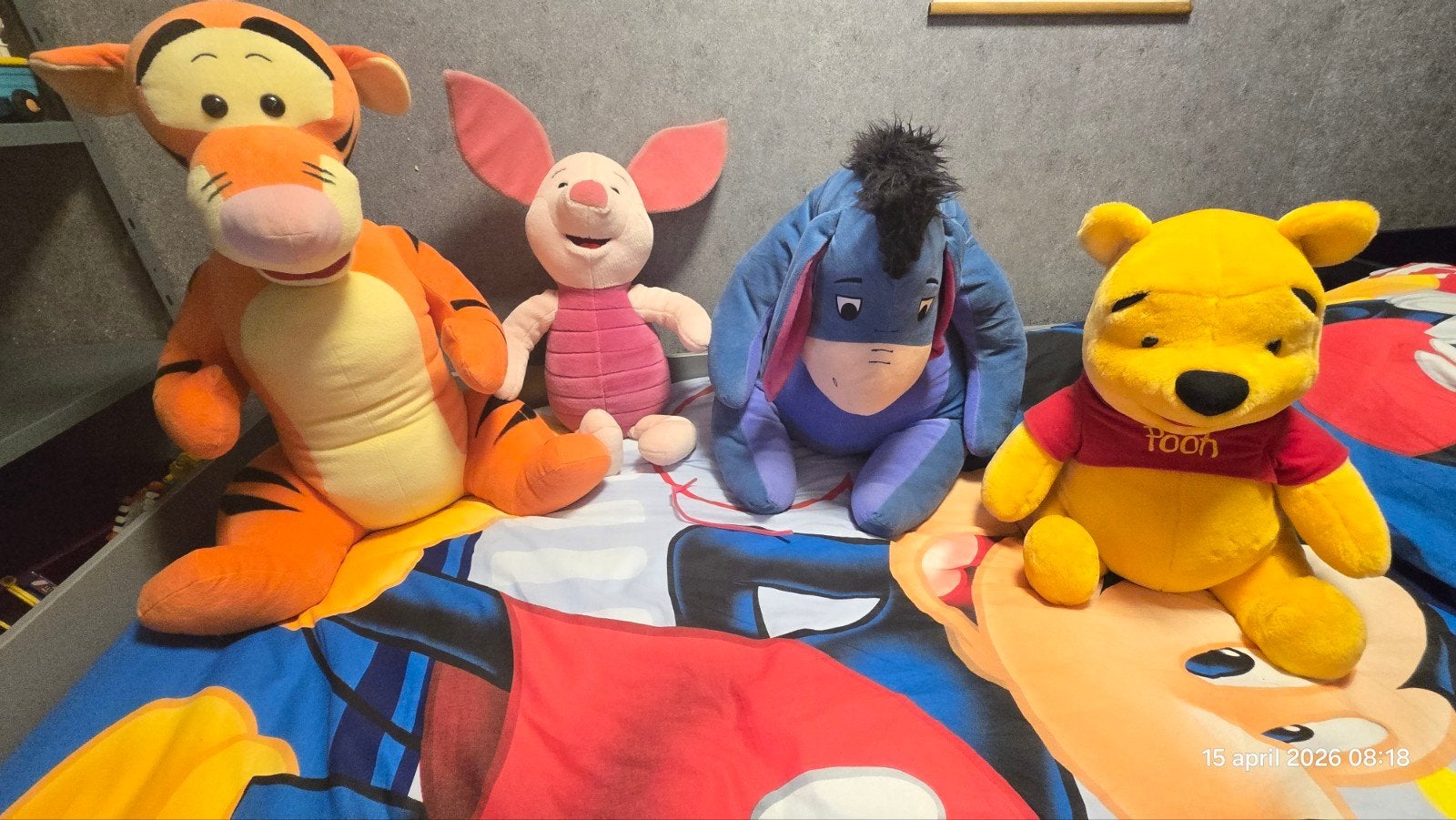 winnie the pooh knorretje tijgertje Igor xxl grote, Ophalen, Zo goed als nieuw, Beer