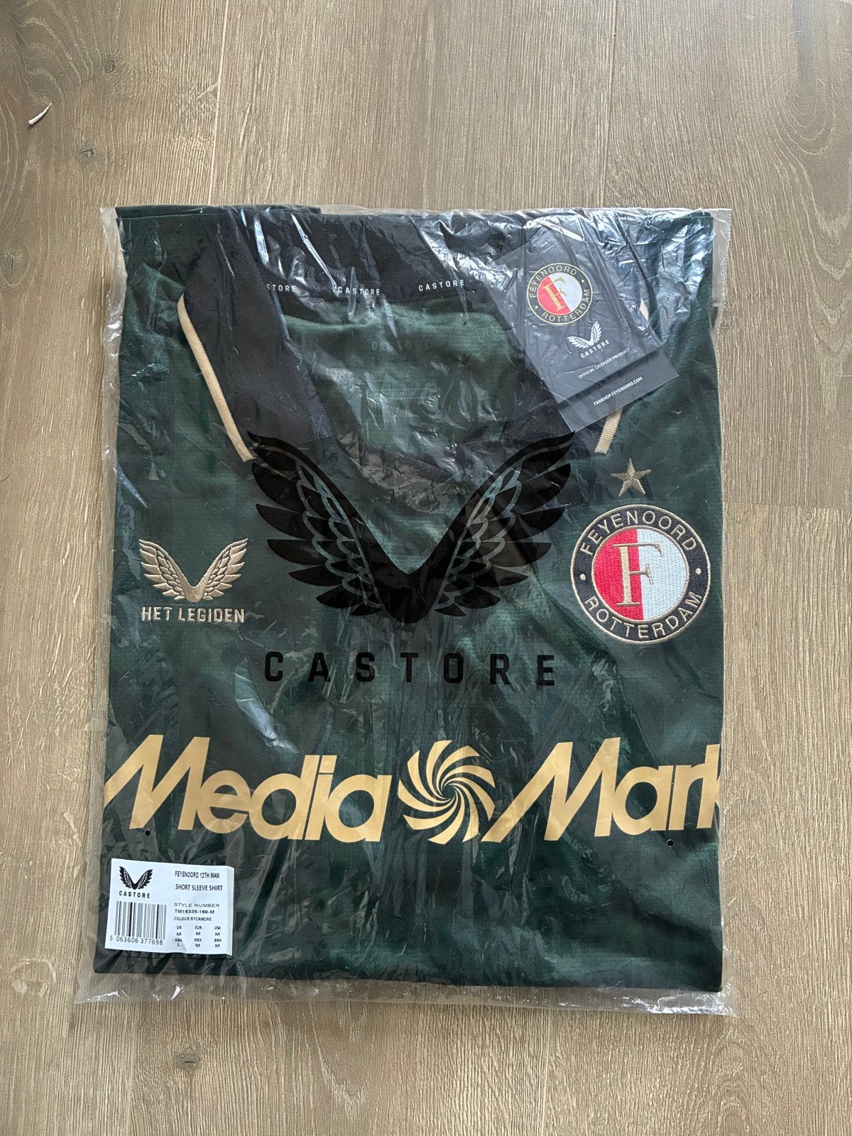 Feyenoord Castore Uitshirt 2025-2026 Maat M Nieuw, Maat 48/50 (M), Nieuw, Ophalen of Verzenden, Voetbal