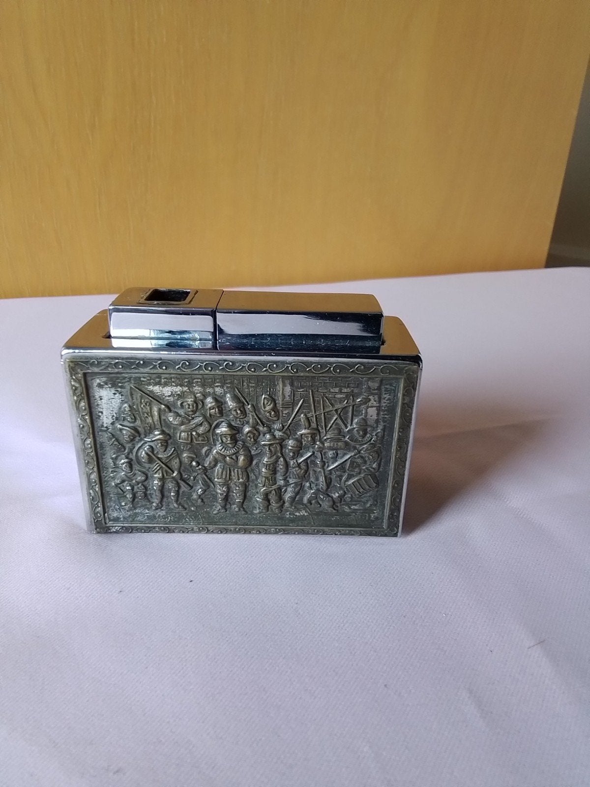 Zware solide Zenith aansteker 5cm breed, Ophalen of Verzenden, Gebruikt, Aansteker