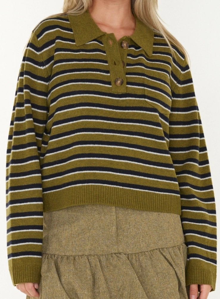 Baum und Pferdgarten trui L cori merino wol nw, Verzenden, Nieuw, Maat 42/44 (L), Groen