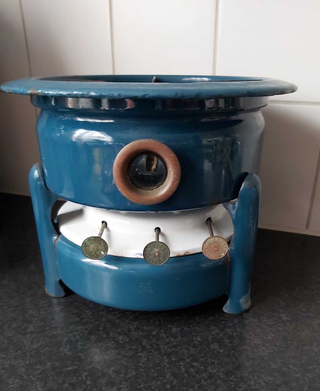 Petroleumstel  3 pitter, Ophalen of Verzenden