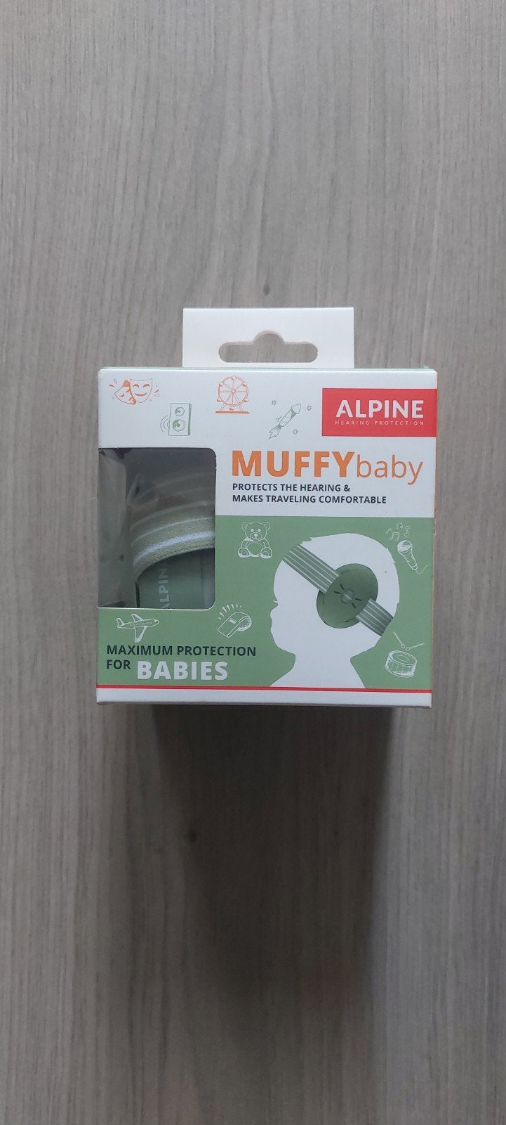 Alpine Muffy Baby Gehoorbescherming - zo goed als nieuw, Ophalen