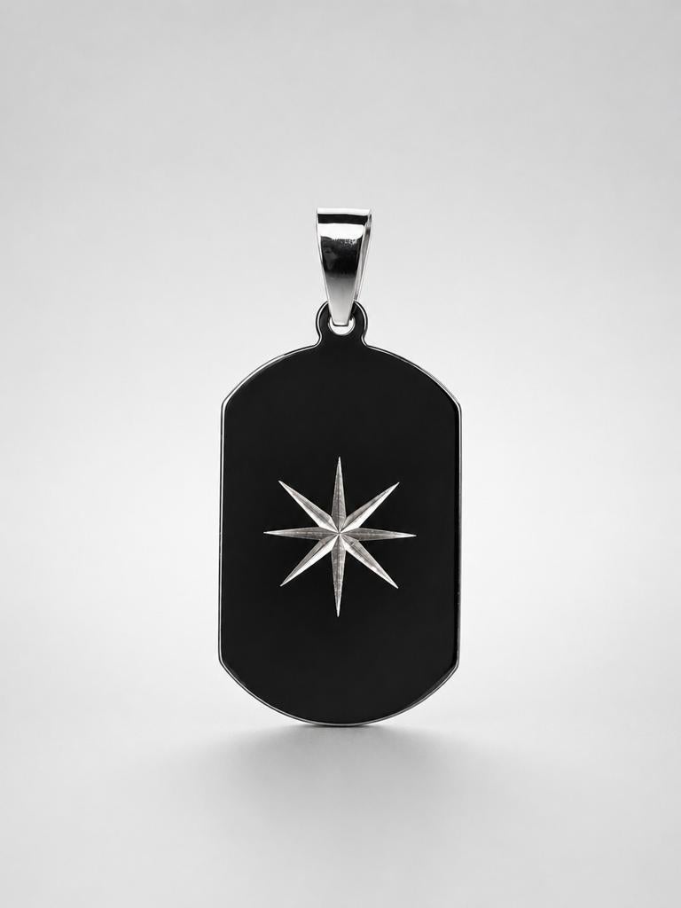 Edelstalen hanger, Verzenden, Nieuw, Zilver, Overige materialen