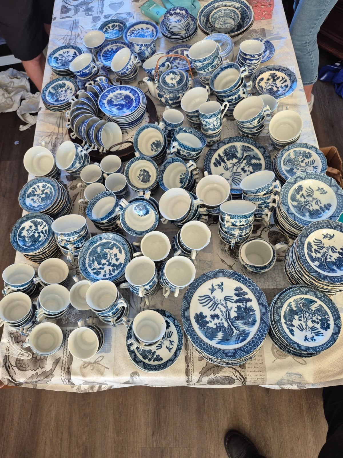 Blue Willow Servies, Ophalen