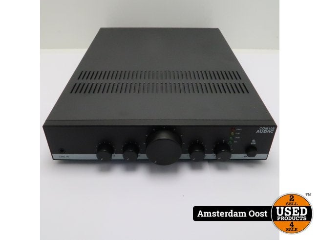 Audac COM108 100V-versterker 80W | in Nieuwstaat, Flex Ltd., Zo goed als nieuw, https://flex.com/contact-us, Nobelstraat 10, 5807 GA Oostrum LB, Limburg, Nederland