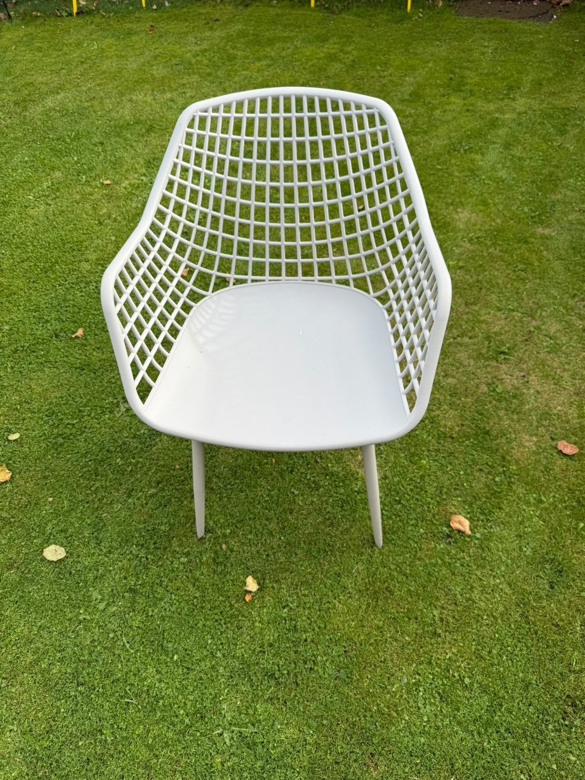 6 Kuipstoelen Webbing Zandkleurig, Huis en Inrichting, Ophalen, Kunststof, Gebruikt, Overige kleuren