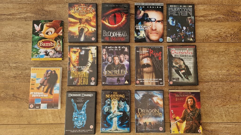 14 DVDs o.a. fantasy, horror, drama, Alle leeftijden, Ophalen of Verzenden, Gebruikt