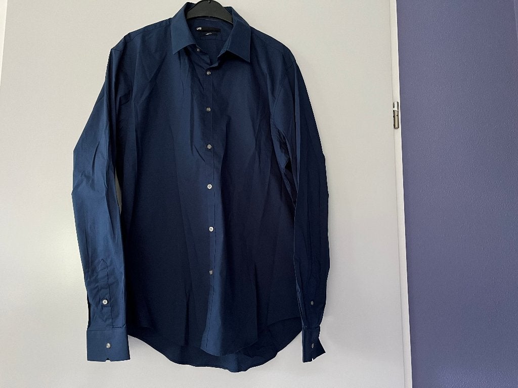 Overhemd      merk WE   maat XL, Kleding | Heren, Overhemden, Blauw, Nieuw, Ophalen of Verzenden, WE Fashion