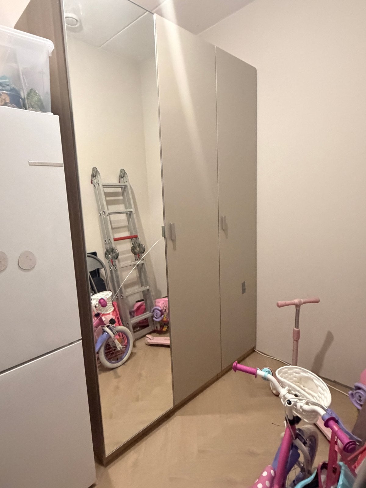 Ikea Pax Kast - Licht Eiken (236cm hoog, 100+50cm breed), Gebruikt, 100 tot 150 cm, 200 cm of meer, Ophalen of Verzenden