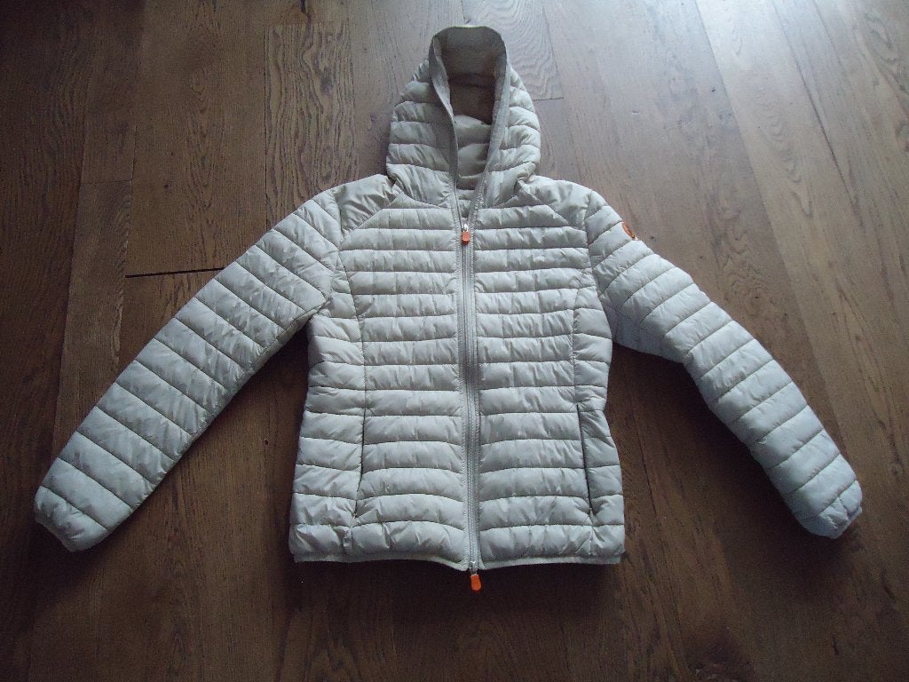Beige Save the Duck jas maat 2 (M), Maat 38/40 (M), Beige, Save the Duck, Ophalen of Verzenden