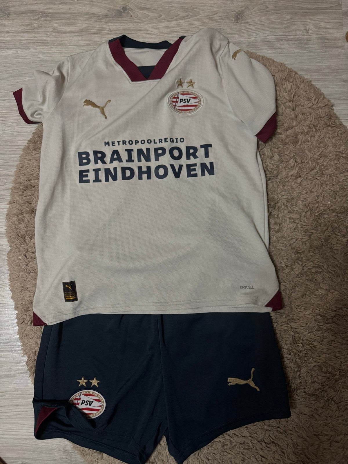 PSV Uit tenue 2022/2023 Maat 164, Ophalen of Verzenden, Gebruikt, Jongen of Meisje, Setje
