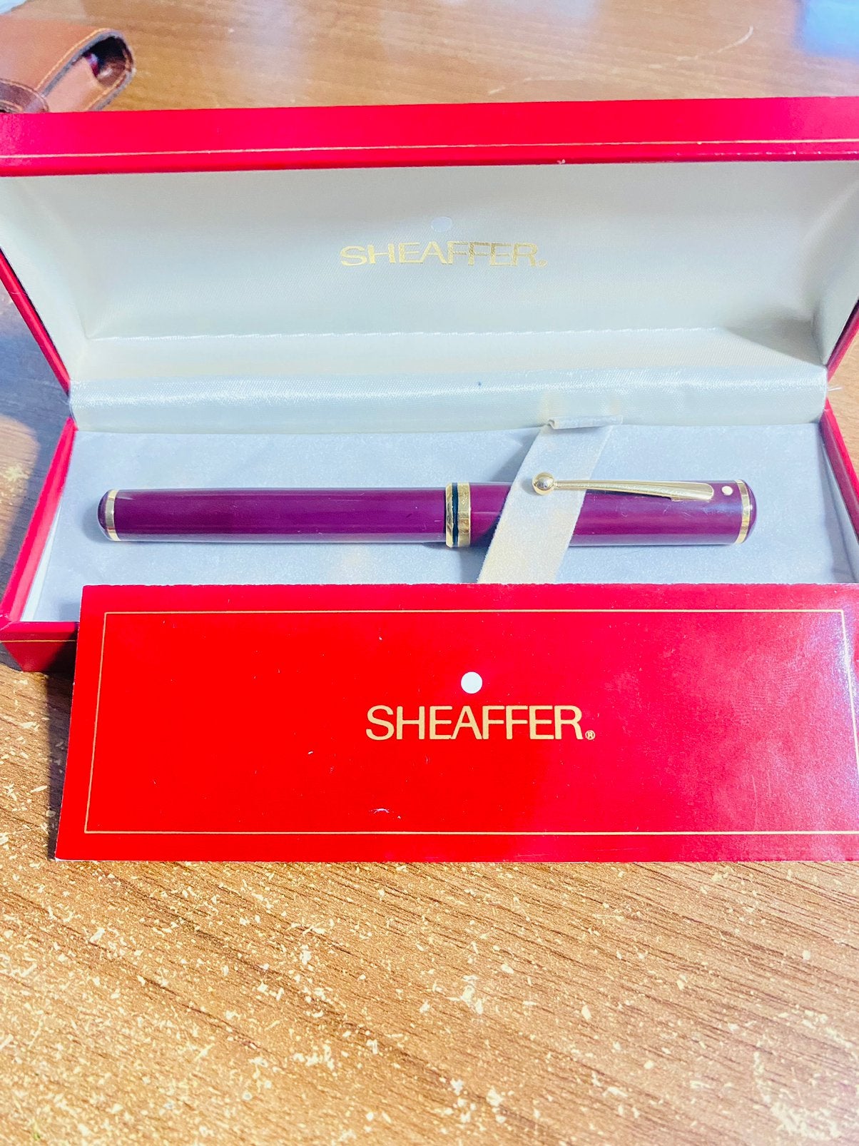 Sheaffer connaisseur - 18 karaat punt, Ophalen of Verzenden, Zo goed als nieuw, Vulpen, Overige merken
