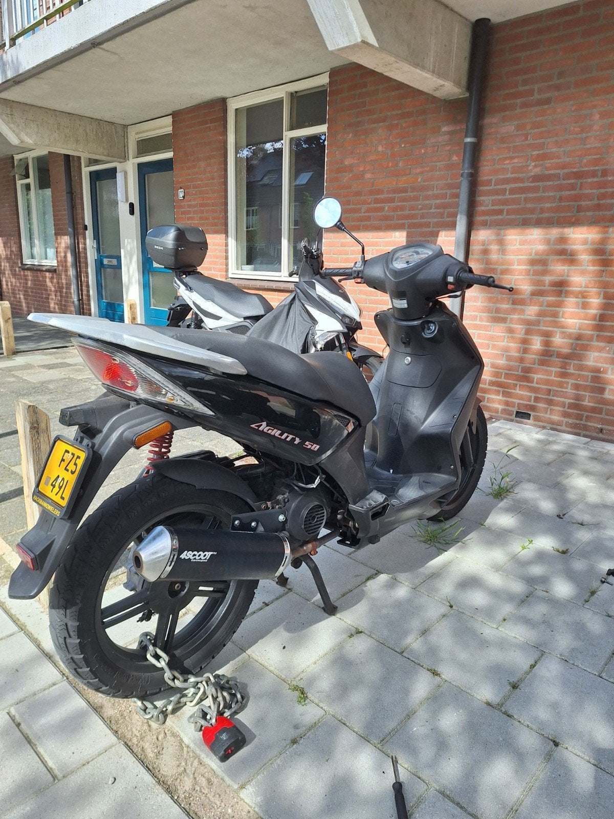 Kymco Agility 50cc - Goed onderhouden met nieuwe onderdelen, Gebruikt, Maximaal 45 km/u, Ophalen of Verzenden, Agility