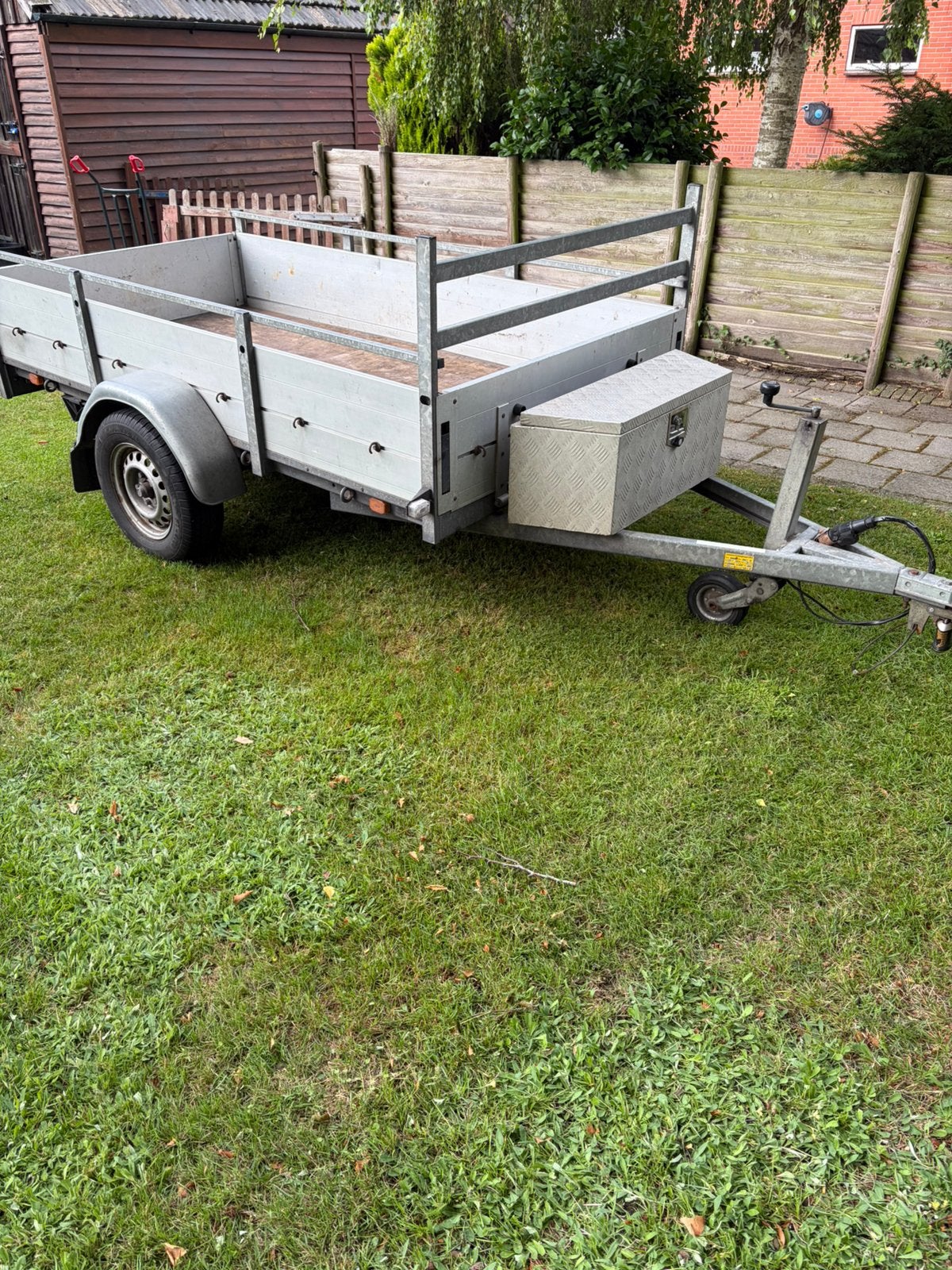 Aanhangwagen. Assems Aluminium  uitvoering, Ophalen of Verzenden, Zo goed als nieuw