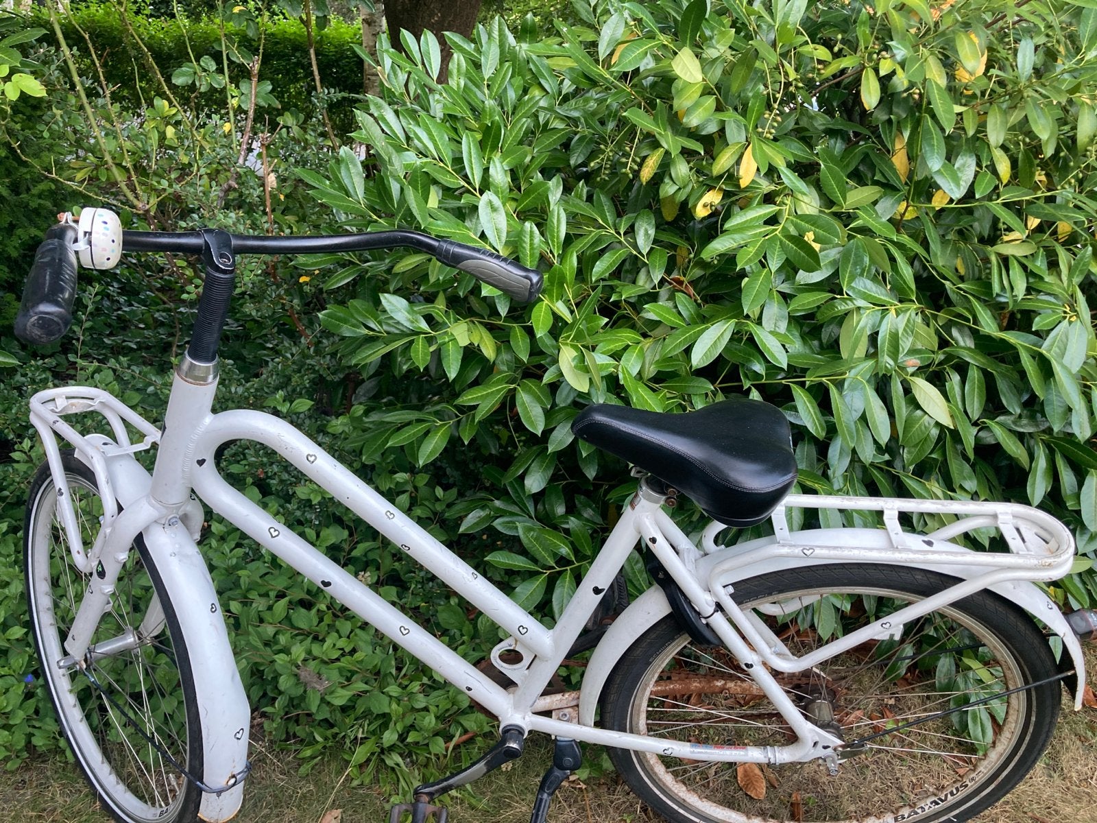 Batavus stadsfiets, wit, 26 inch, Ophalen, Terugtraprem, Gebruikt, Batavus