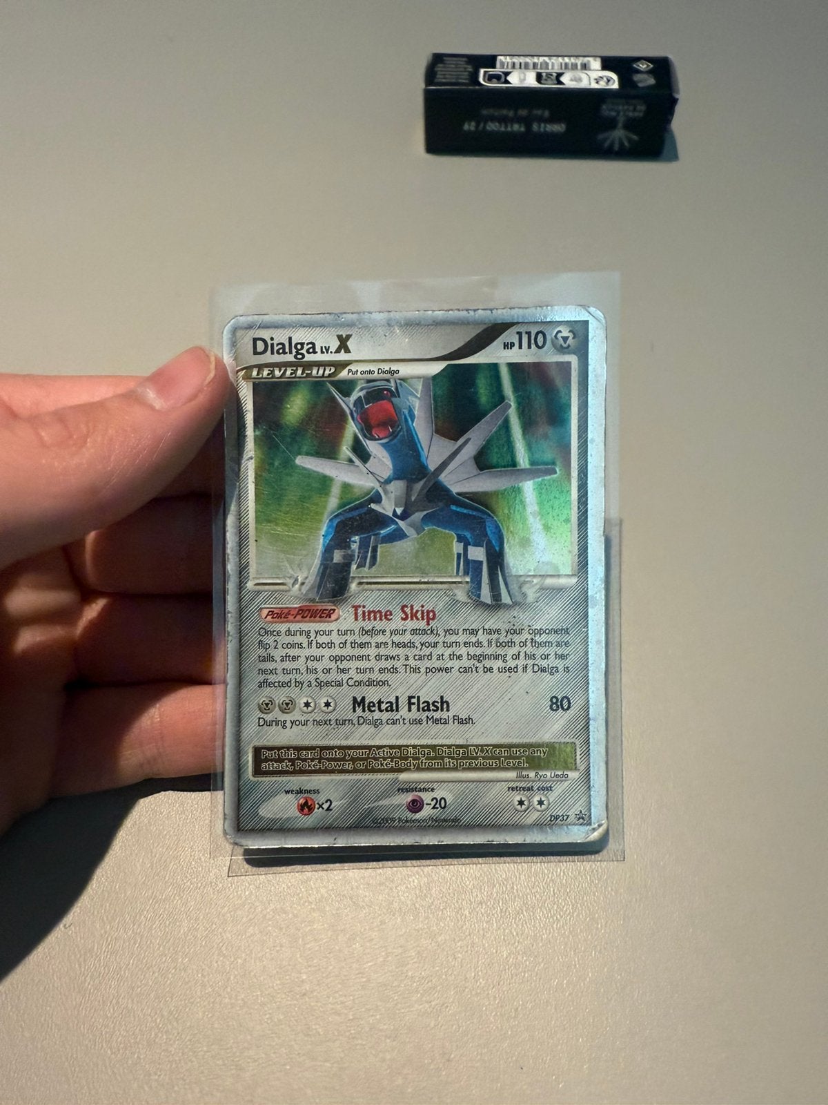 Dialga LV.X DP37 – Diamond & Pearl Black Star Promo Holo, Ophalen of Verzenden
