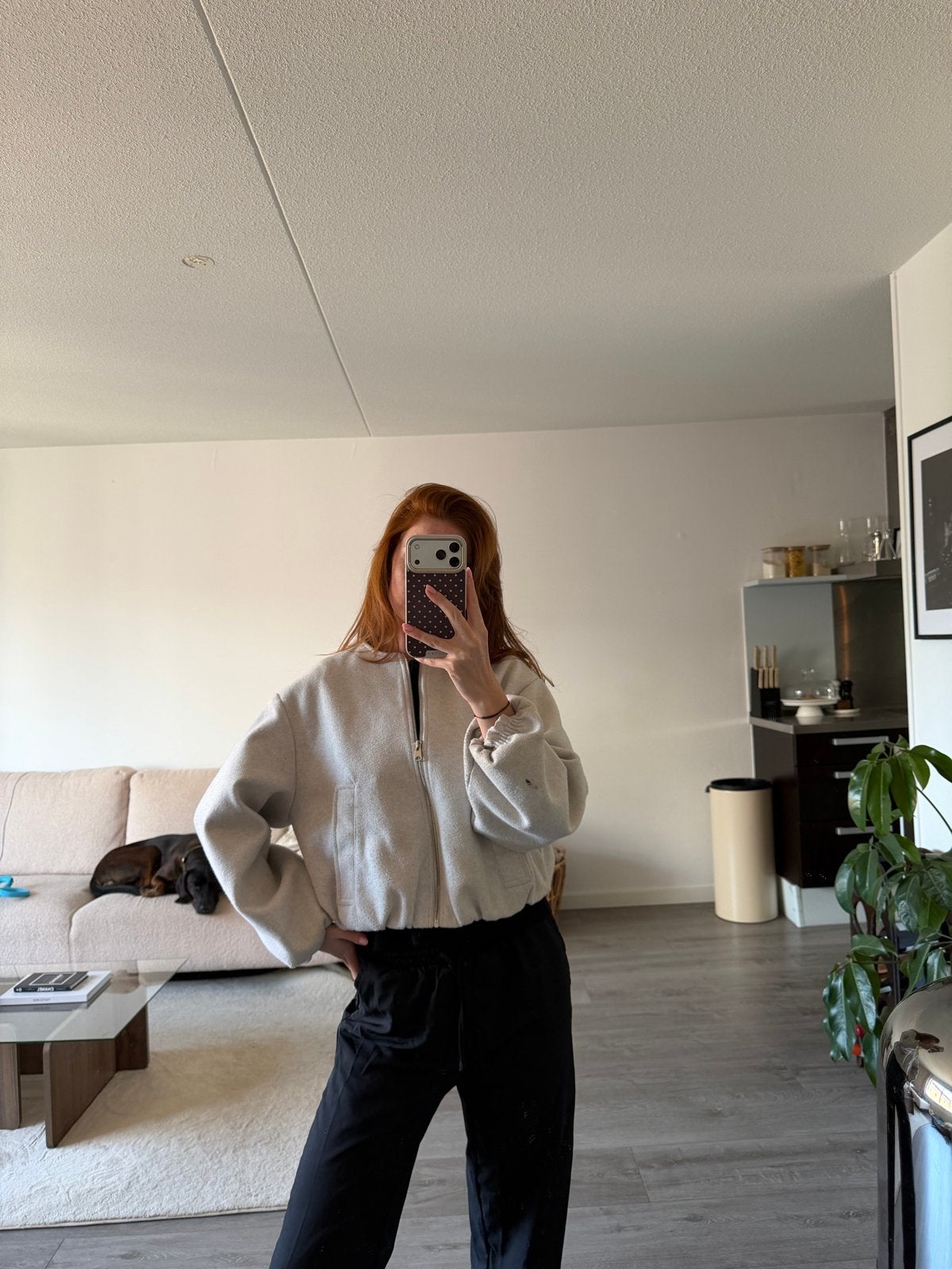 Cropped Zara jas, Verzenden, Gedragen, Maat 34 (XS) of kleiner, Beige