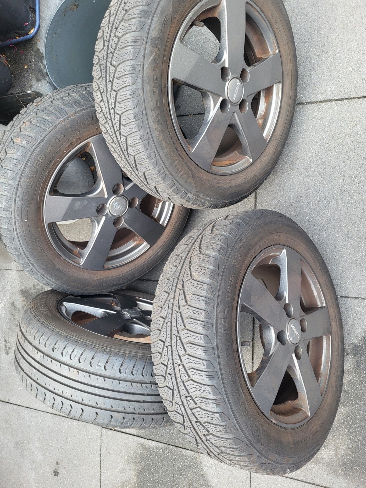 Kia Rio Hyundai i20 Toyota Yaris Suzuki Swift banden velg 15, Ophalen, Gebruikt