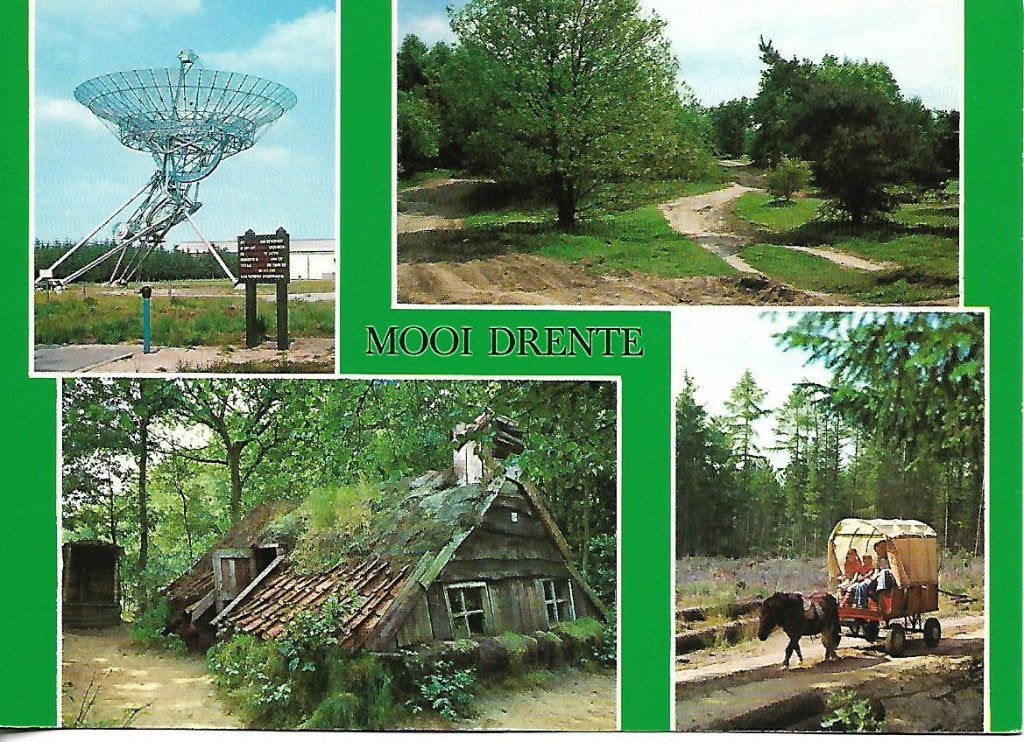 Drenthe- -4-luik., Ophalen of Verzenden, 1940 tot 1960, Ongelopen, Drenthe
