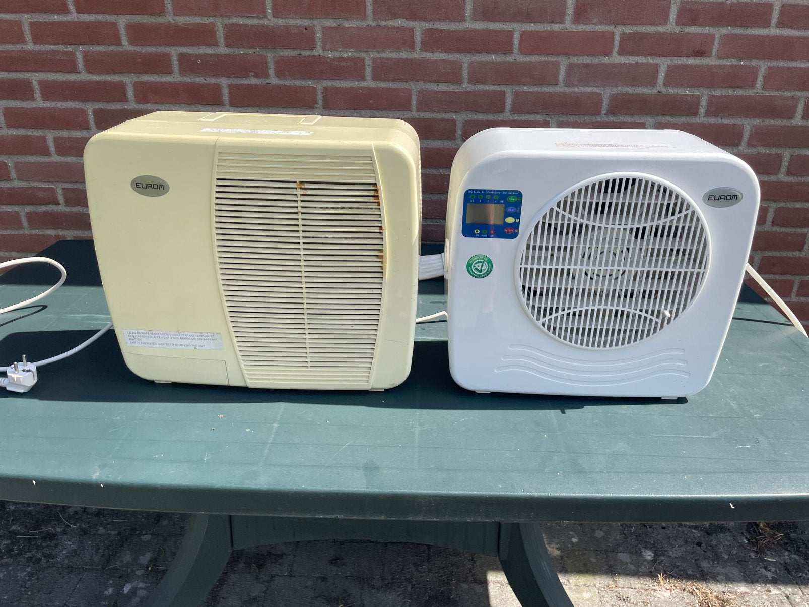 eurom ac2401 split airco, Ophalen, Gebruikt, Minder dan 60 m³, 3 snelheden of meer