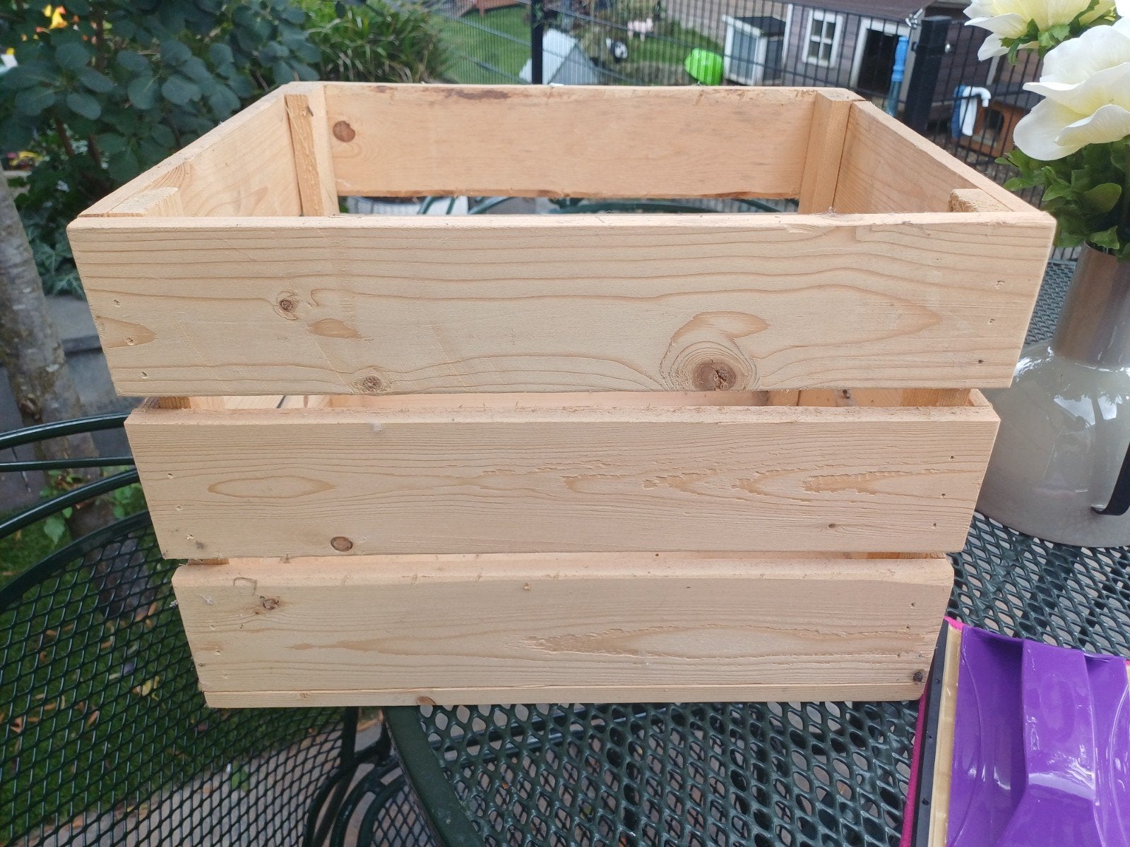 Houten krat, Ophalen, Gebruikt, 100 cm of meer, 60 cm of meer