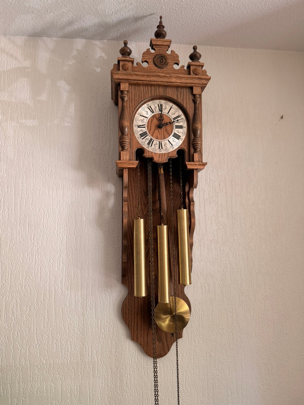 Hangklok, Ophalen