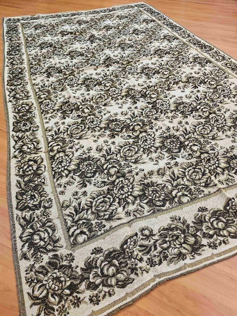 Vintage rozen kleed 230/140, Gebruikt, 100 tot 150 cm, Etten-Leur, Ophalen of Verzenden
