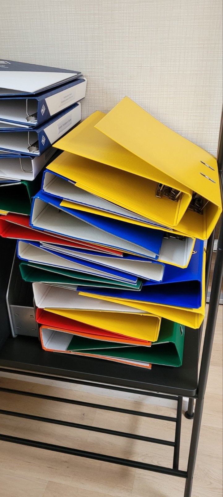 Diverse ordners in verschillende kleuren, Ophalen of Verzenden, Gebruikt