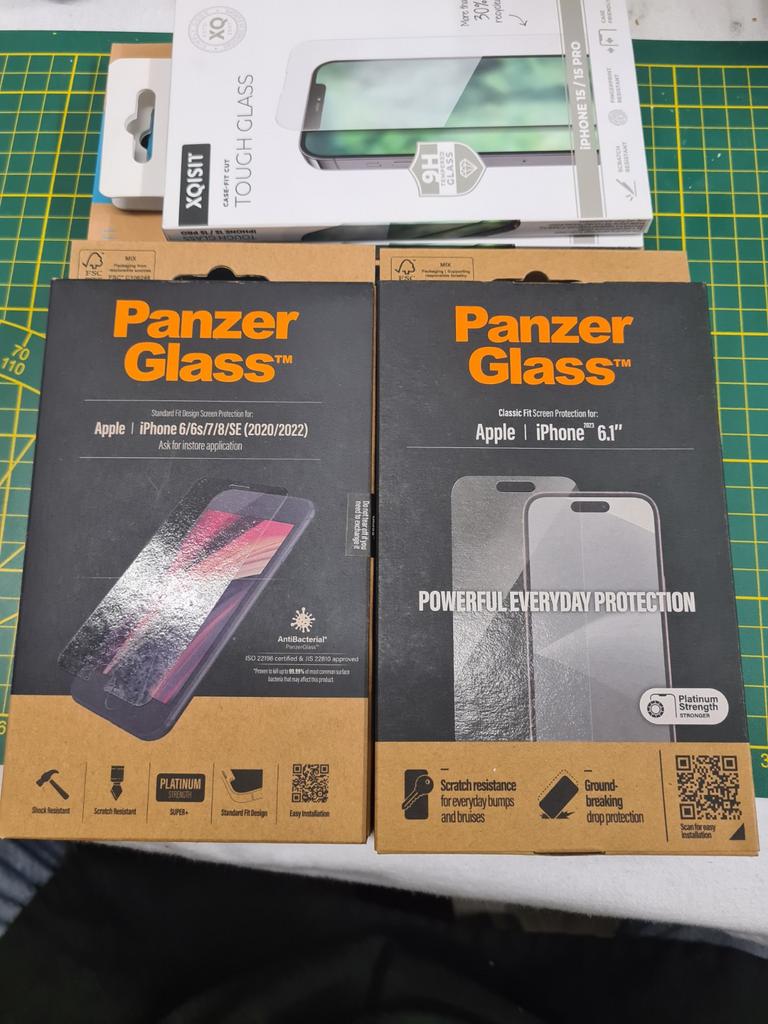 PanzerGlass Screenprotector voor diverse iPhone modellen, Telecommunicatie, Mobiele telefoons | Hoesjes en Frontjes | Apple iPhone