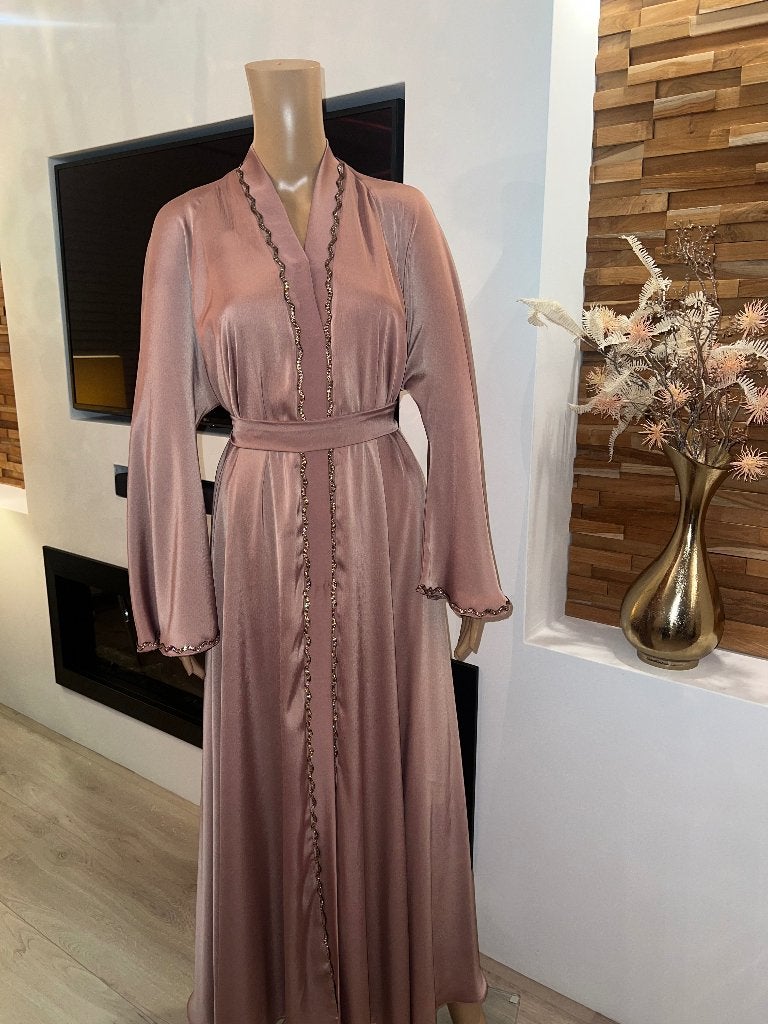 Nieuwe Dubai abaya set, incl sjaal en riem, Kleding | Dames, Jurken, Dubai abaya, Overige kleuren, Verzenden, Nieuw