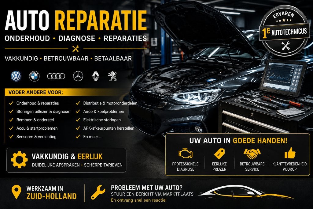 AUTO REPARATIE, ONDERHOUD & DIAGNOSE, Diensten en Vakmensen, 24-uursservice, Apk-keuring