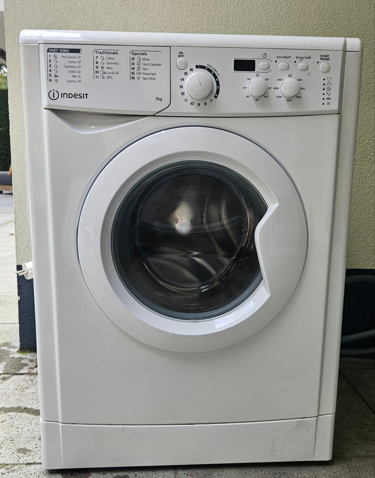 Wasmachine - onbeschadigd, perfect werkend, Witgoed en Apparatuur, Ophalen, Gebruikt, Voorlader, 85 tot 90 cm