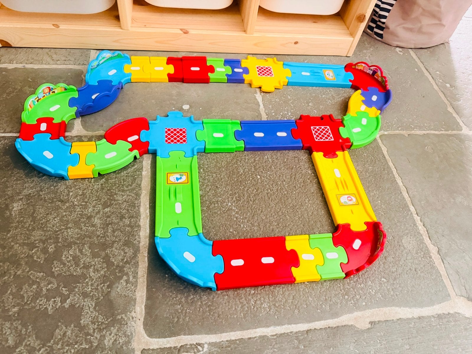 VTech Toet Toet Auto's Brandweerkazerne en wegdelen, Ophalen, Gebruikt