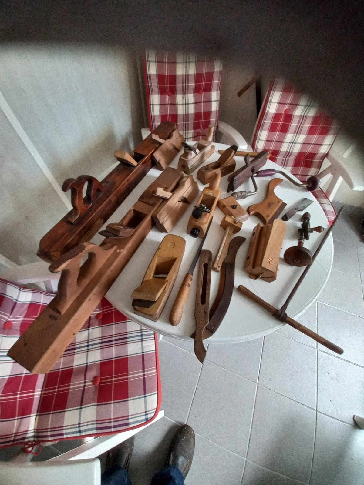 Divers hand gereedschap, Ophalen